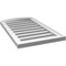 Ekena Millwork Arch Top Surface Mount PVC Gable Vent: Non-Functional, w/2"W x 1-1/2"P Brickmould Frame, 18"W x 28"H GVPAR18X2802SN - alternate 5